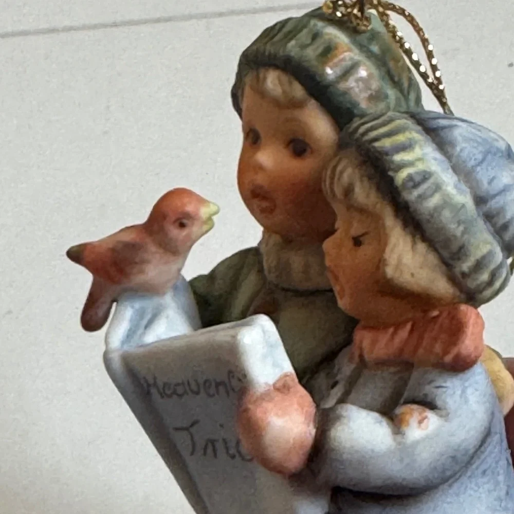 Berta Hummel Heavenly Trio Christmas Ornament Ashton-Drake Studio Hummel 1997